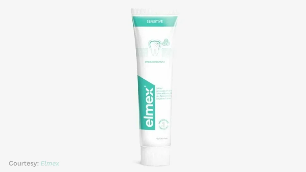 An Elmex Sensitive Professional toothpaste